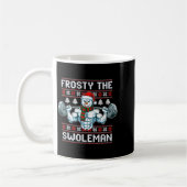 Frosty The Swoleman Ugly Funny Christmas Snowman W Kaffeetasse (Links)