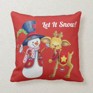Frosty The Winter Schneemann Kissen
