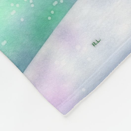 Frosty Town Christmas DECOR Fleecedecke (Ecke)