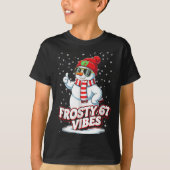Frosty Vibes 67 Snowman For Winter - Six Seven Mem T-Shirt (Vorderseite)