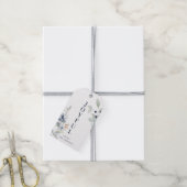 Frosty Winter Foliage Joyful Christmas Holiday Geschenkanhänger (Mit Garn)