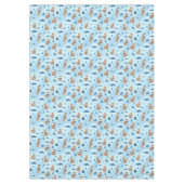 Frosty Winter Foxes Tischdecke (Vorderseite)