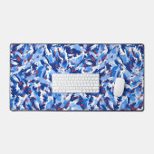 Frosty Winter Tarnung Schreibtischunterlage (Tastatur & Maus)