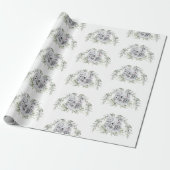 Frosty Winter Wonderland Artic Animals Baby Dusche Geschenkpapier (Ungerollt)