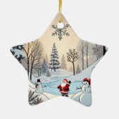 "Frosty Wonderland Magic" Keramik Ornament (Hinten)