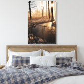 Frosty Yellowstone Morning Leinwanddruck (Insitu (Schlafzimmer))