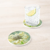 Frosty Zinna Getränkeuntersetzer (Seite)