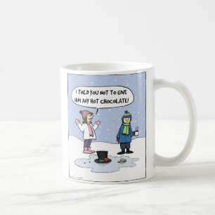 "Frosty's Last Day" Humorischer Holiday Cartoon Fu Kaffeetasse
