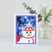 FROSTY'S NIGHT POSTKARTE (Stehend Vorderseite)