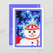 FROSTY'S NIGHT POSTKARTE (Vorne/Hinten)