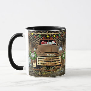 Frostys Vintage-GMC-LKW-Weihnachtsfahrt Tasse