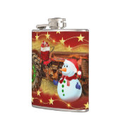 Frosty's Vintage Weihnachten Flachmann (Links)