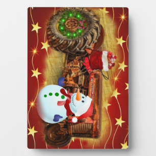 Frosty's Vintage Weihnachten Fotoplatte