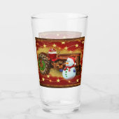 Frosty's Vintage Weihnachten Glas (Rückseite)