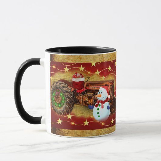 Frosty's Vintage Weihnachten Tasse (Links)