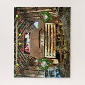 Frosty's Vintager GMC Truck Weihnachtslauf Puzzle (Vertikal)