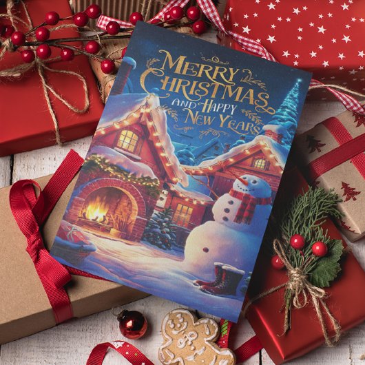 Frostys Winter Wonderland Postkarte