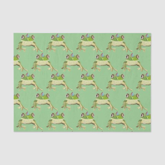 Frostzwirnpapier Seidenpapier (Vorderseite)