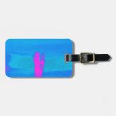 Frothing Neon Gepäckanhänger (Vorderseite horizontal)