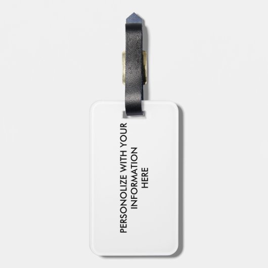 Frothing Neon Gepäckanhänger (Rückseite vertikal)