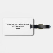 Frothing Neon Gepäckanhänger (Rückseite horizontal)