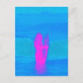 Frothing Neon Postkarte (Vorderseite)
