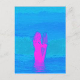 Frothing Neon Postkarte