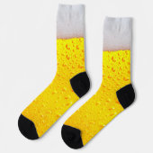Frothy Beer Funny Beer Drinker Novelty Socken (Linkes Detail)