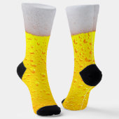 Frothy Beer Funny Beer Drinker Novelty Socken (Gewinkelt)