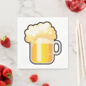 Frothy Beer Tasse Serviette (Beispiel)