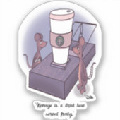 Frothy Custom Cut Sticker (Vorderseite)