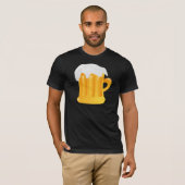 Frothy Foamy Beer Tasse T-Shirt (Vorne ganz)