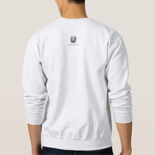 Frothy Men's Ash Sweatshirt (Rückseite)
