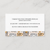 Frothy Tasse Clanking | Restaurant Visitenkarte (Rückseite)