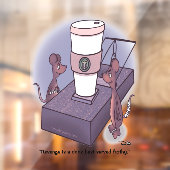 Frothy Window Clying Fensteraufkleber (Blatt 2)