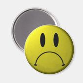 Frown Face Magnet (Vorderseite/Rückseite)