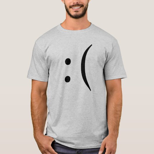 Frowny stellen gegenüber T-Shirt (Vorderseite)