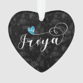 Frøya Flag Heart, Trøndelag Ornament (Vorderseite)