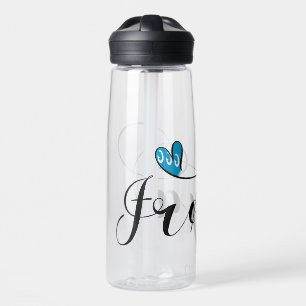 Frøya-Flagge Herz, Trøndelag, Norwegen Trinkflasche