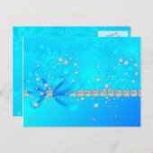 Froze Schneeflocken Postkarte (Vorne/Hinten)