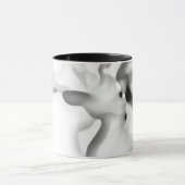 Frozen: Abstract Gray, White & Black Tasse (Zentrum)