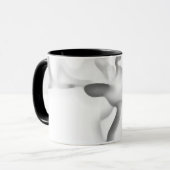 Frozen: Abstract Gray, White & Black Tasse (Vorderseite Links)