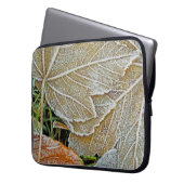 Frozen-Ahornschlauch Laptopschutzhülle (Vorderseite Links)