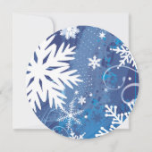 FROZEN Bar Bat Mitzvah Escort Card Einladung (Rückseite)