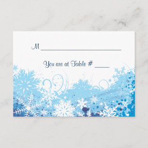 FROZEN Bar Bat Mitzvah Escort Card Einladung