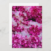 Frozen Blossoms Feiertagskarte (Vorne/Hinten)