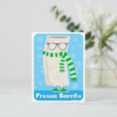 Frozen Burrito Postkarte (Stehend Vorderseite)