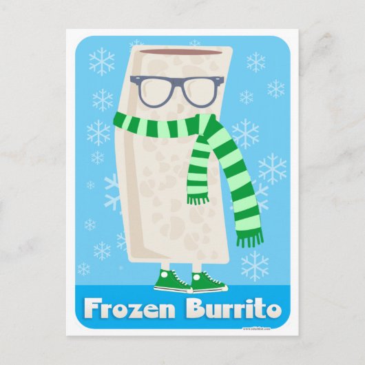 Frozen Burrito Postkarte (Vorderseite)