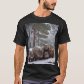 Frozen Burrow: Australian Wombat Family T-Shirt (Vorderseite)