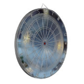 Frozen Crystal Dream ❄️ | Blue Ice Sphere Dartscheibe (Vorderseite Links)